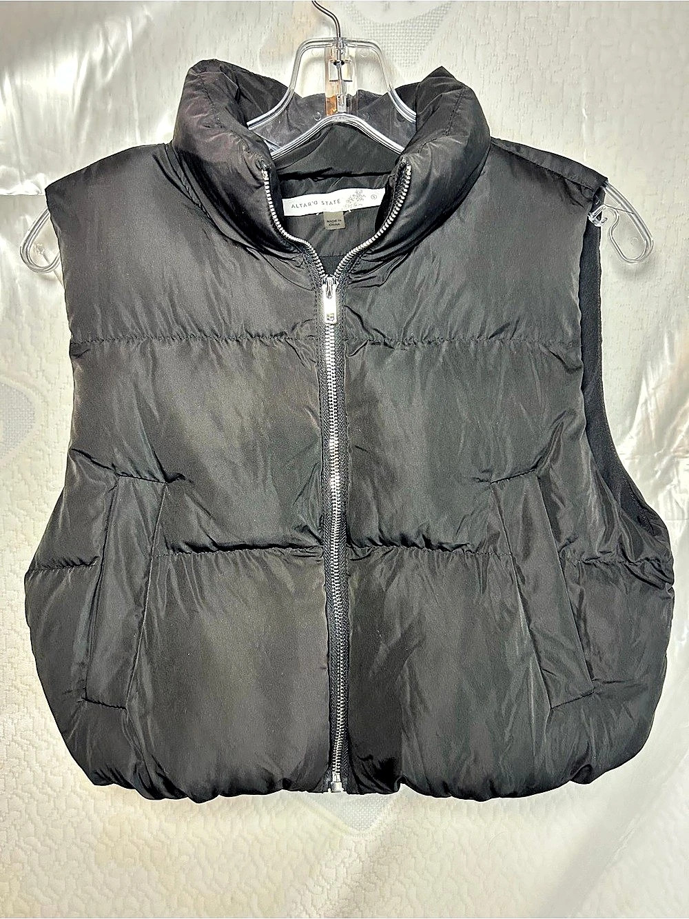 Altar'd State Brinity Puffer Vest Women's Black